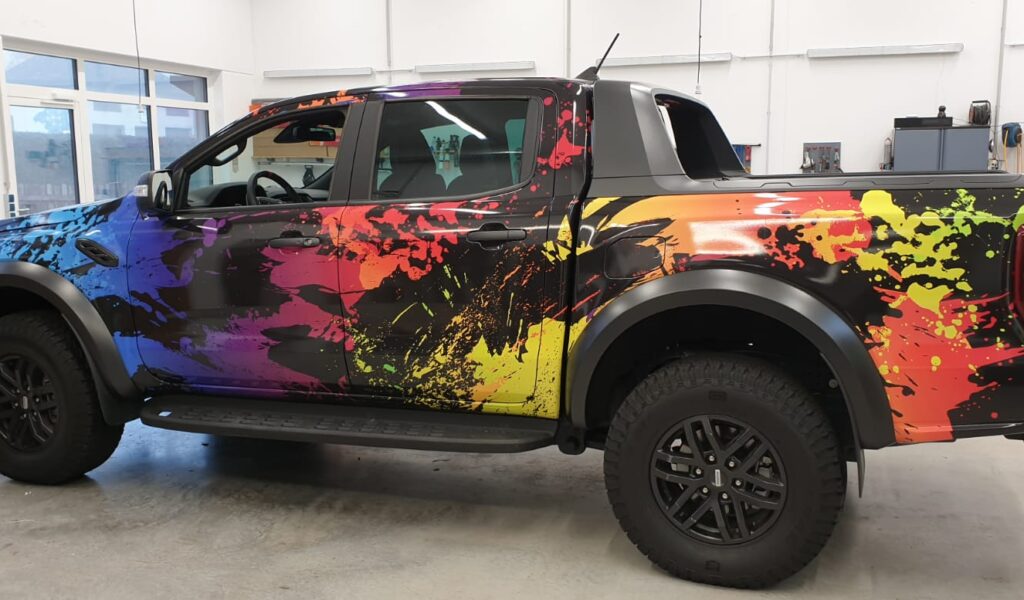 Ford Ranger Raptor colour splash