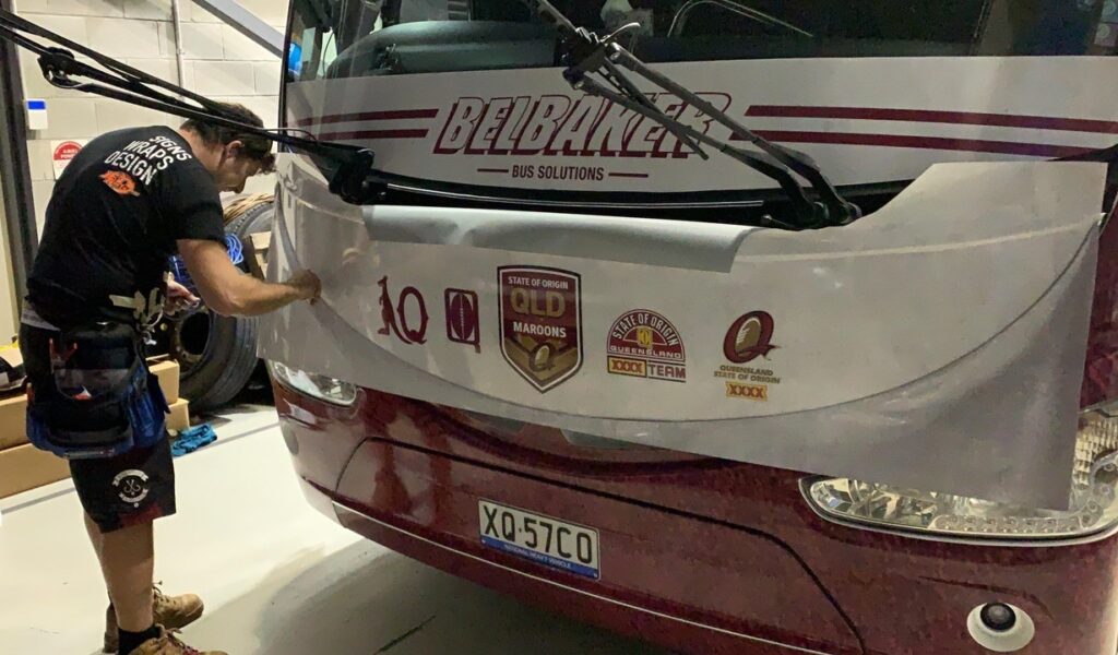 QLD Maroons Bus