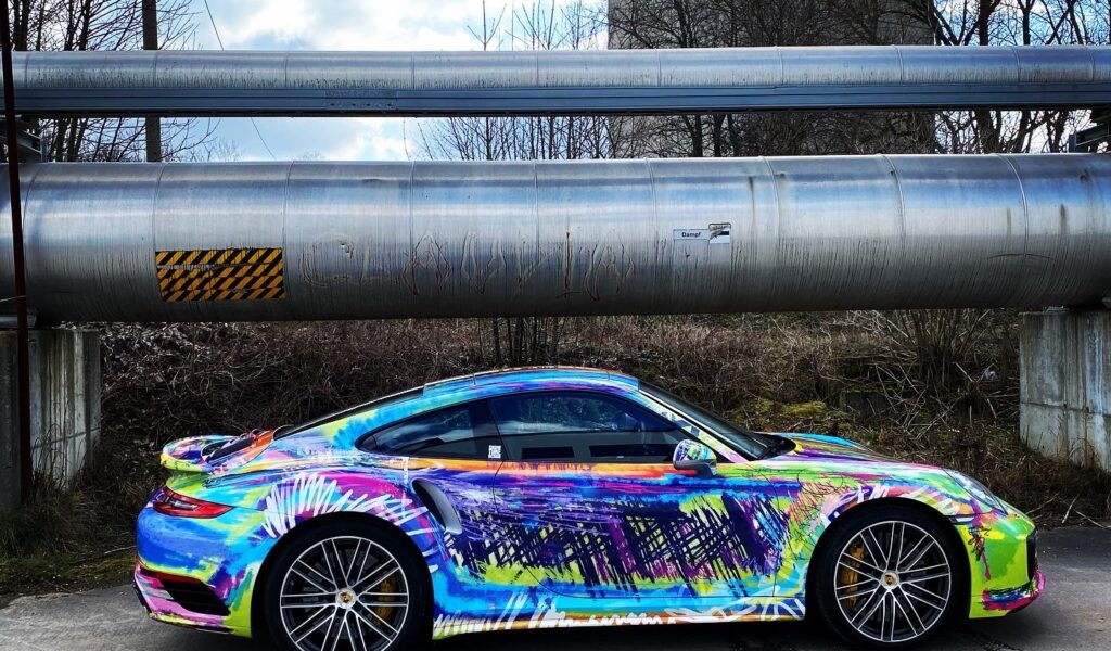 Crazy Coloured Porsche